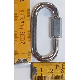 PEGUET Maillon rapide 6 mm 3 tonnes à visser