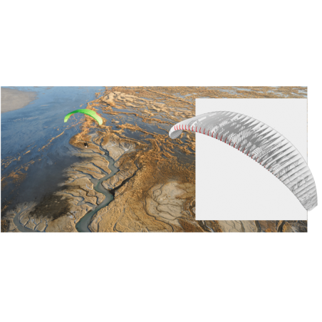 Voile pour paramoteur Vantage 3 GIN