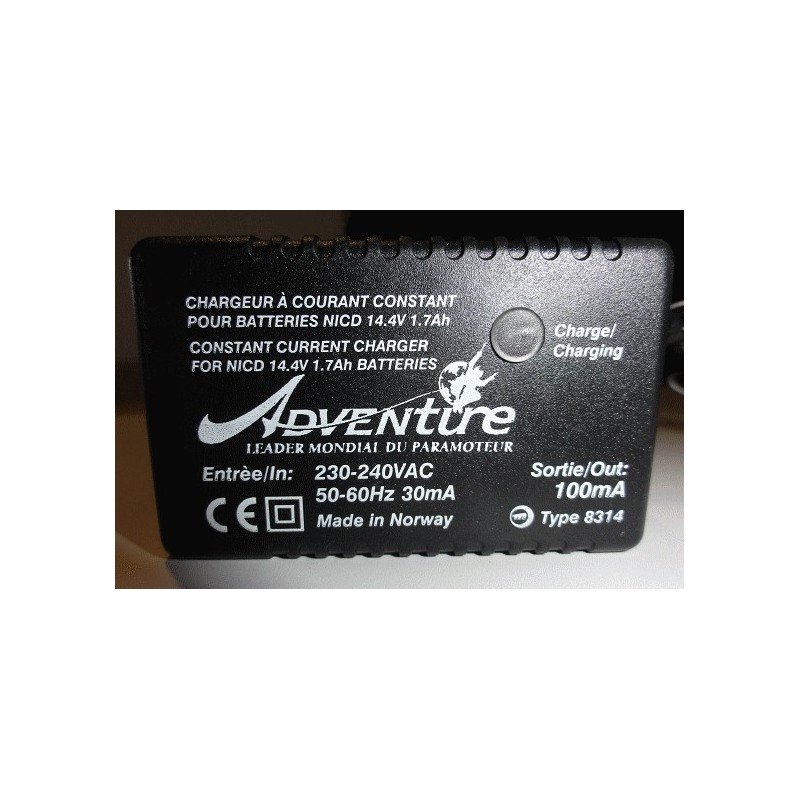 Chargeur ADVENTURE 100mA /12 V pour batterie 