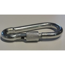 Mousqueton pompier 80 mm de long (diamètre 9mm)