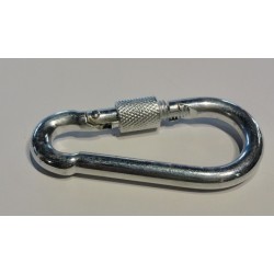 Mousqueton pompier 80 mm de long (diamètre 9mm)