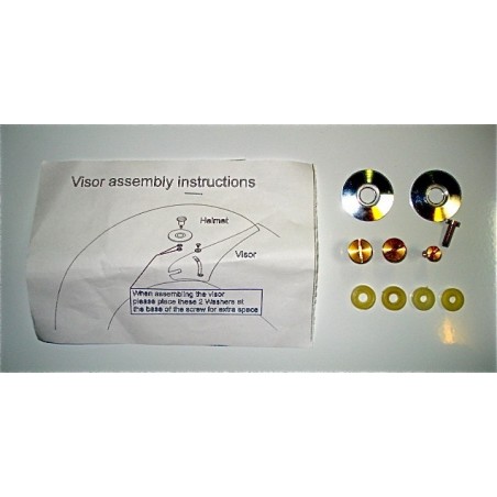 Jeu de vis pour visière d'un casque de paramoteur TZ