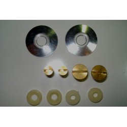 Jeu de vis pour visière d'un casque de paramoteur TZ