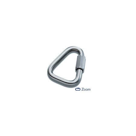 Maillon rapide triangulaire inox 3,5 mm PEGUET