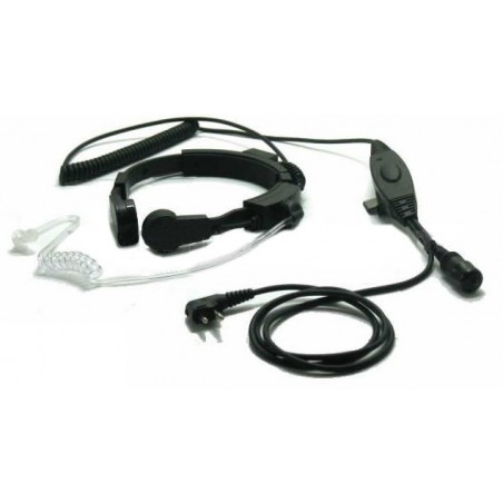 Laryngophone Version ICOM rigide coudé à 90°