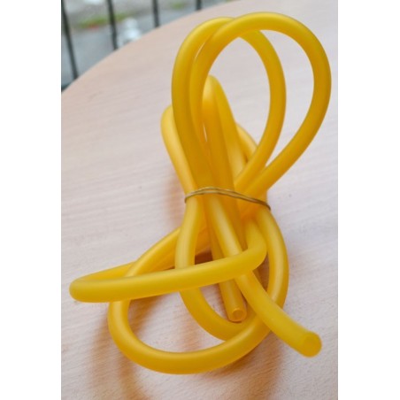 Durite d'essence HQ 5 mm transparente JAUNE silicone