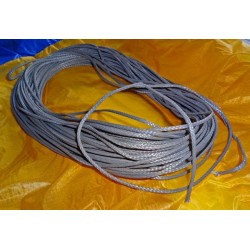 Ligne DYNEEMA 3 mm 1000 kg/ au mètre (jaune,rouge,grise)