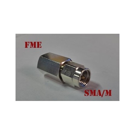 Adaptateur radio FME-Mâle/ sma-Mâle nouvelle connectique
