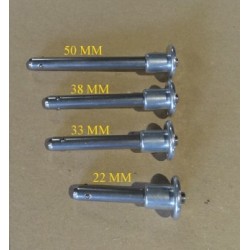 PUSH PIN INOX  axe de blocage rapide a billes