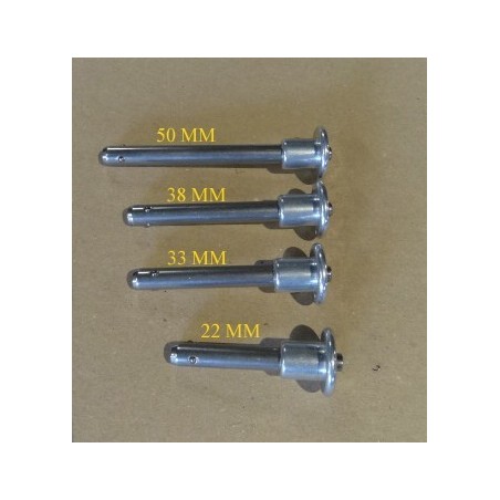PUSH PIN INOX  axe de blocage rapide a billes