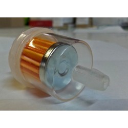 Filtre à essence transparent faible encombrement 75 microns