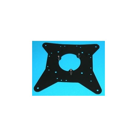 Plaque de support lanceur rivetée