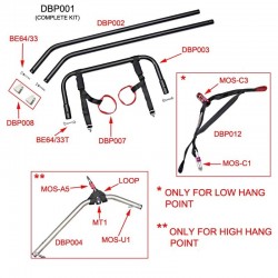 Control barre bi-place COMPLET