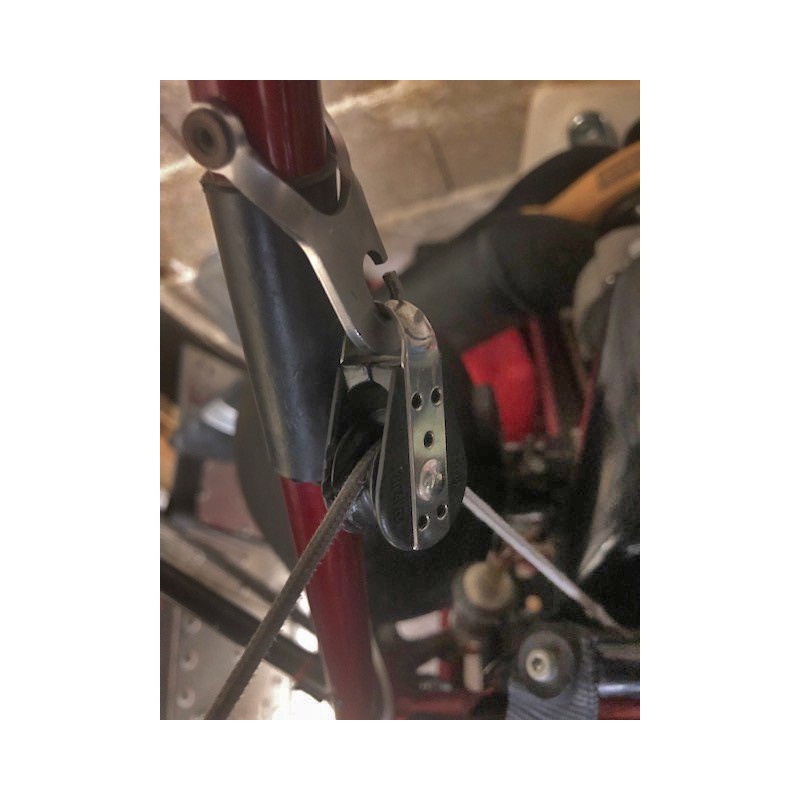 Poulie 20 mm libre chape de 6MM