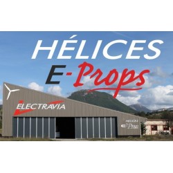 Hélice solides et ultra-légères en carbone E-PROPS pour paramoteur 2 pales (diamètre : 115 à 130 cm) - Pleinair Shop-