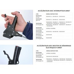 POLINI Commande de gaz universelle + démarreur